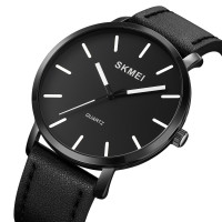 Skmei 1984LBK Black-leather belt