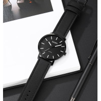 Skmei 1984LBK Black-leather belt