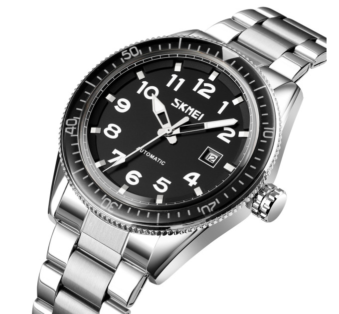 Skmei 9232SSIBK Silver/Black-steel strap