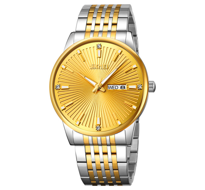 Skmei 9323TGDGD Silver/Gold-Gold