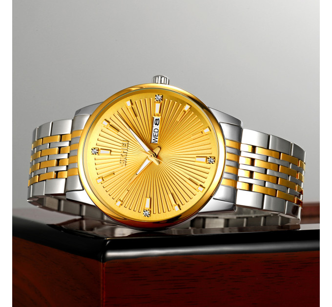 Skmei 9323TGDGD Silver/Gold-Gold