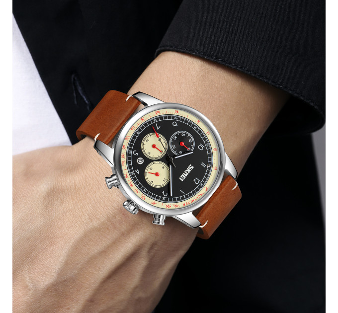 Skmei 9318BEBN Beige-Brown