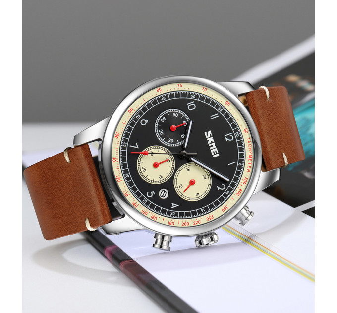 Skmei 9318BEBN Beige-Brown