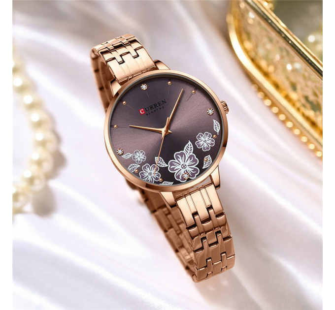 Curren C9068L Gold Cofee