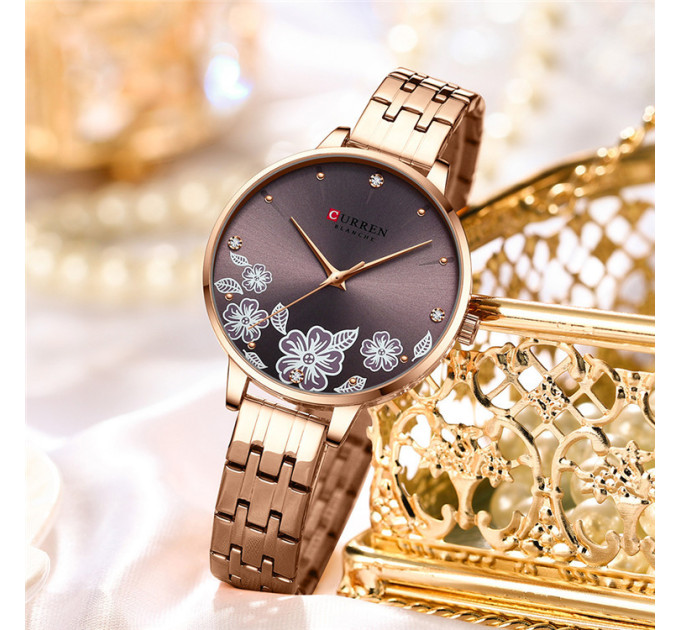 Curren C9068L Gold Cofee