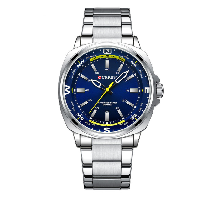 Curren 8455 Silver-Blue