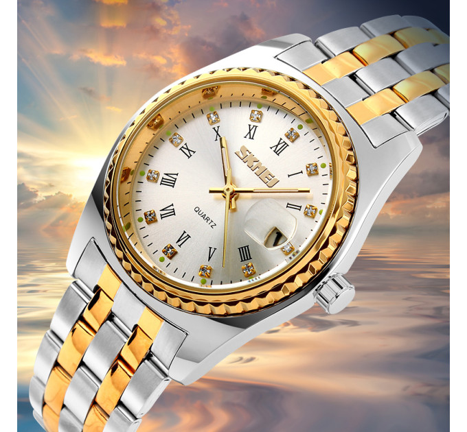 Skmei 9098SI-B Silver Men