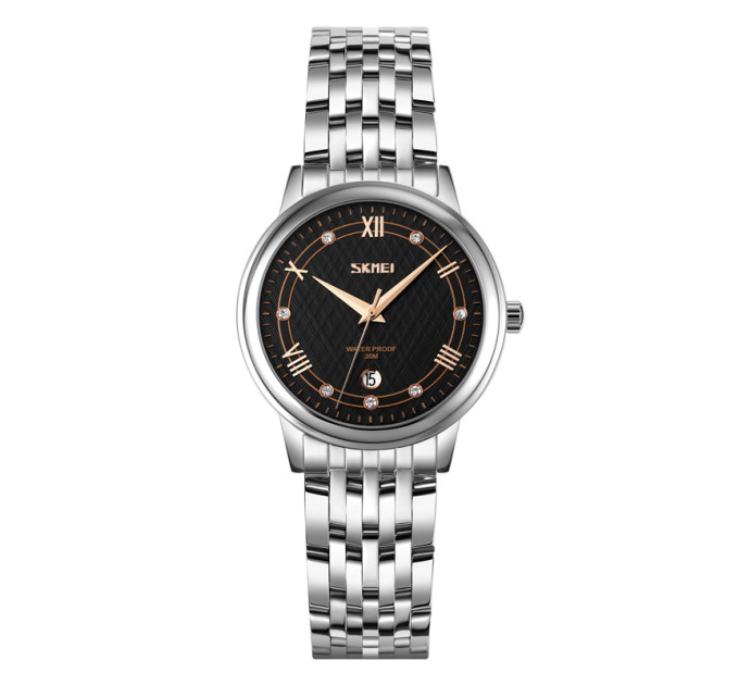 Skmei 9272SIBK-S Silver-Black Lady