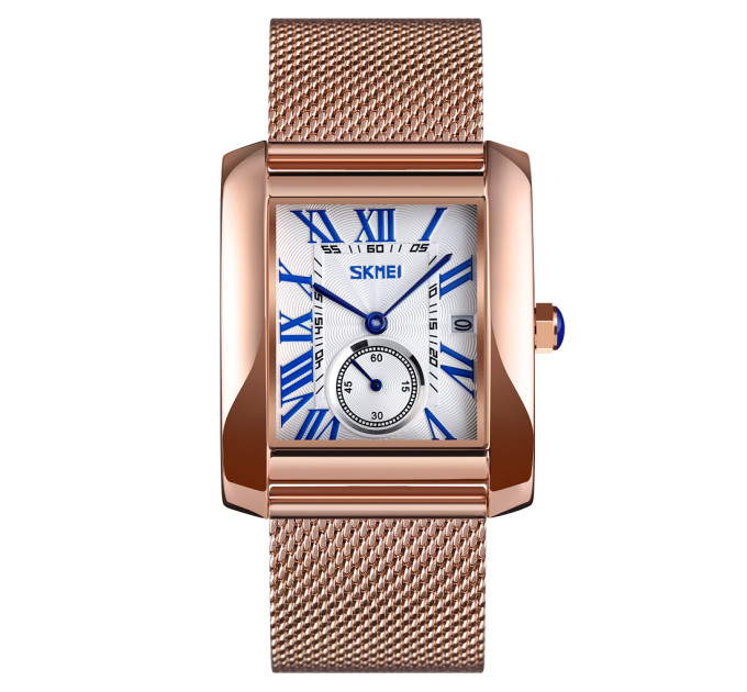 Skmei 9191RGSIBU Rose Gold-Silver-Blue