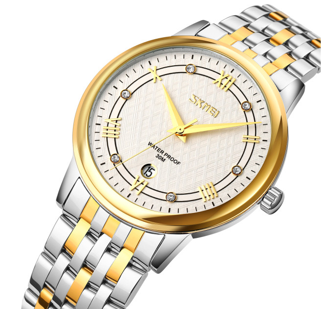Skmei 9272TGDSI-B Gold/Silver-Silver Men