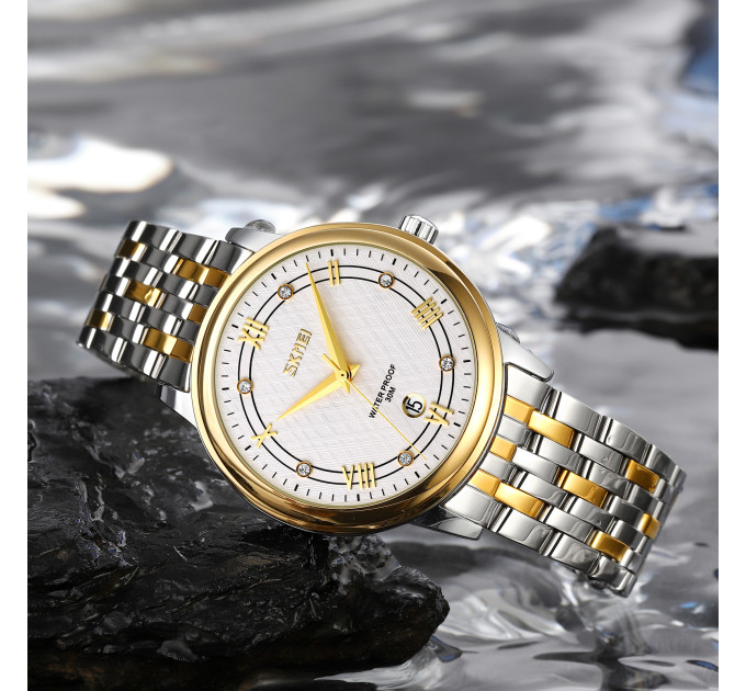 Skmei 9272TGDSI-B Gold/Silver-Silver Men