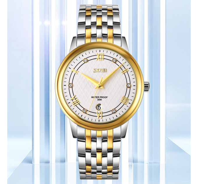 Skmei 9272TGDSI-B Gold/Silver-Silver Men