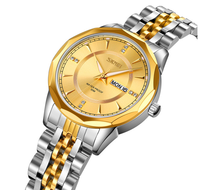 Skmei 9264TGDGD Silver/Gold-Gold