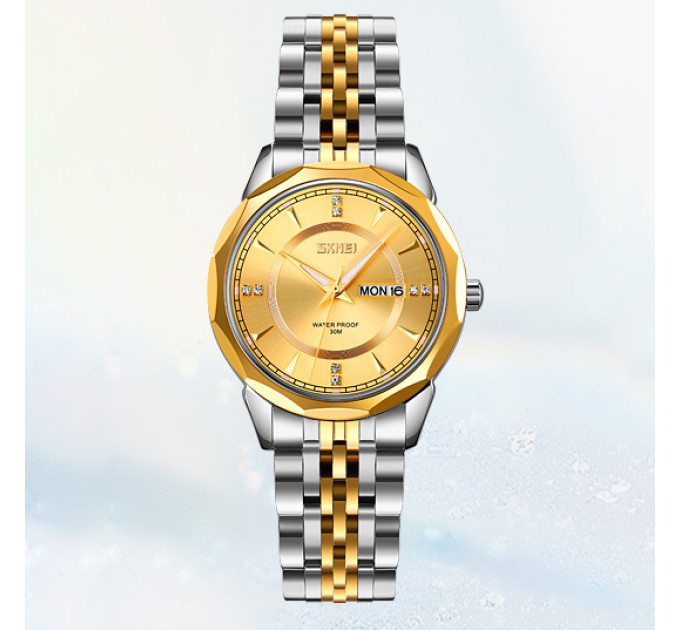 Skmei 9264TGDGD Silver/Gold-Gold