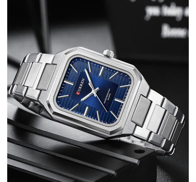Curren 8457 Silver-Blue