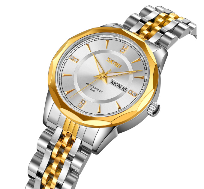 Skmei 9264TGDSI Silver/Gold-Silver