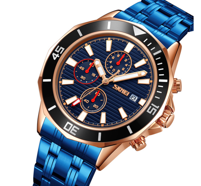 Skmei 9335RGBU Rose Gold-Blue