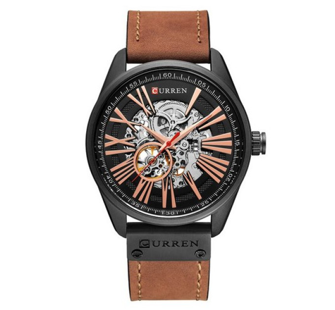 Curren 8299 Black-Gold-Brown