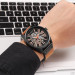 Curren 8299 Black-Gold-Brown