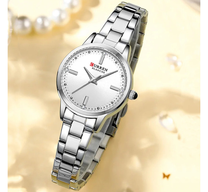 Curren 9094 Silver-White