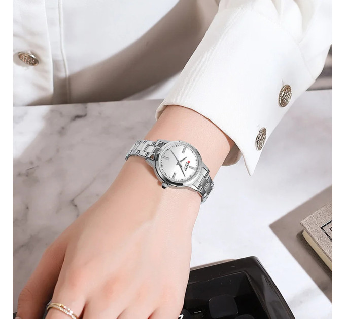Curren 9094 Silver-White
