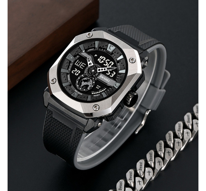 Skmei 2272SIBK Silver-Black SALE