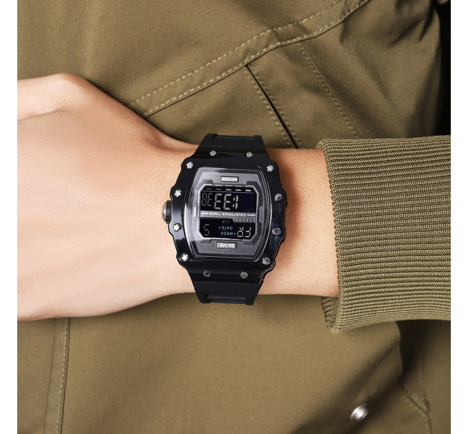 Skmei 2296BTBKBK Bright Black