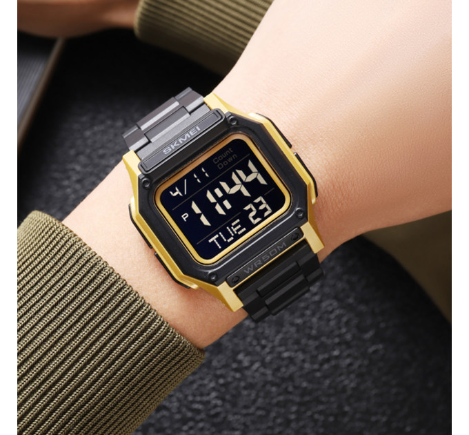 Skmei 2264BKGDBK Black-Gold-Black