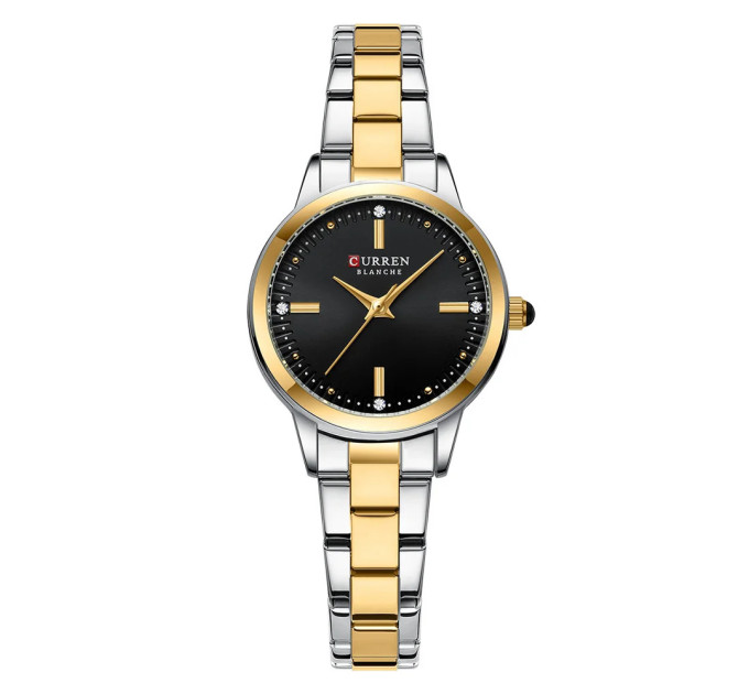 Curren 9094 Silver-Gold-Black