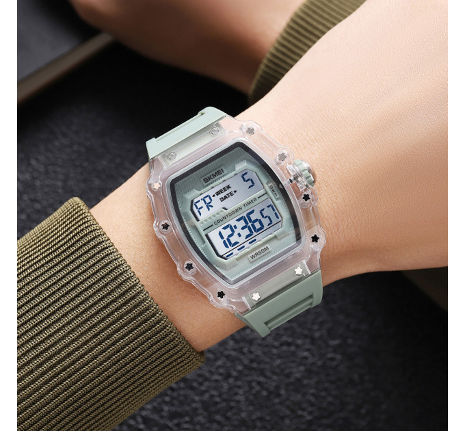 Skmei 2296WTGN White-Green SALE