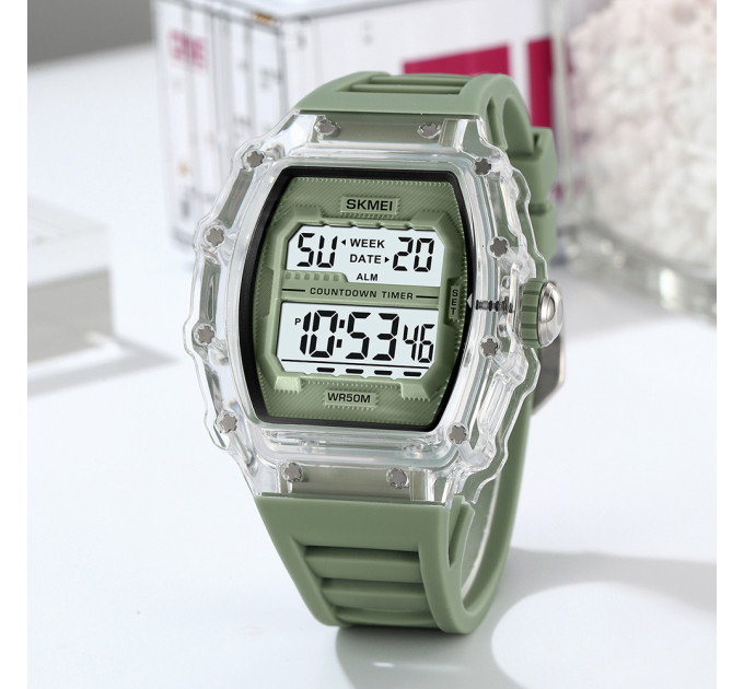 Skmei 2296WTGN White-Green SALE