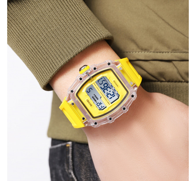 Skmei 2296WTYL White-Yellow