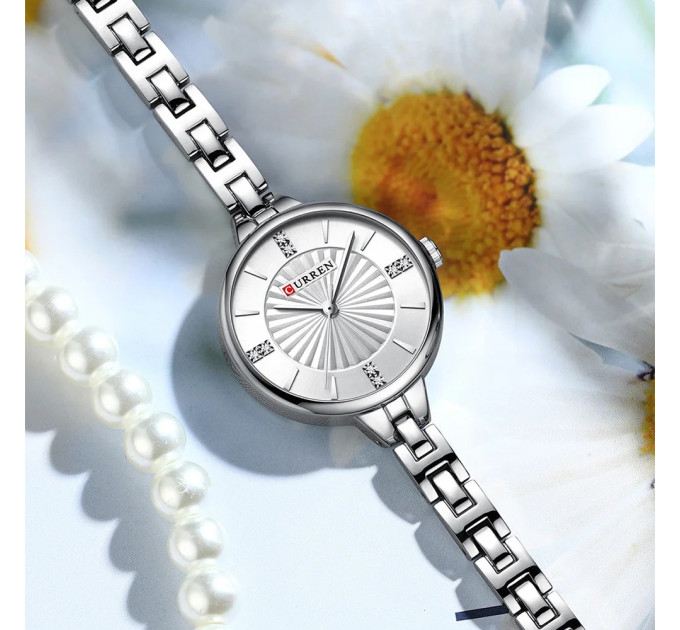 Curren 9097L Silver-White