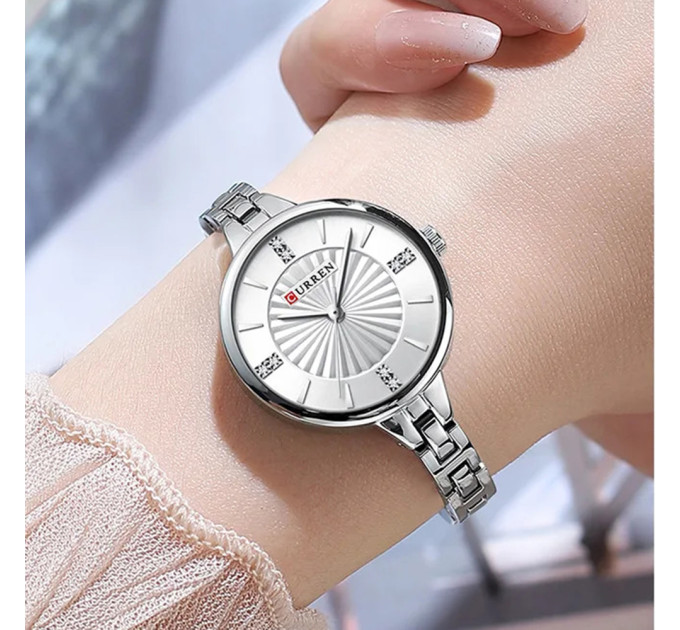 Curren 9097L Silver-White