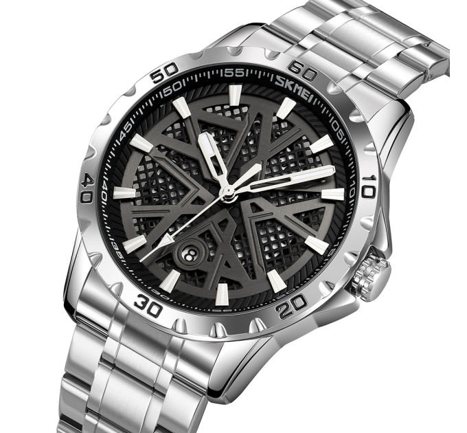 Skmei 9337SIBK Silver-Black