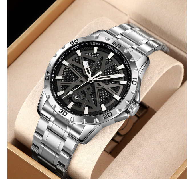 Skmei 9337SIBK Silver-Black