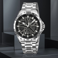 Skmei 9337SIBK Silver-Black