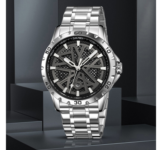 Skmei 9337SIBK Silver-Black