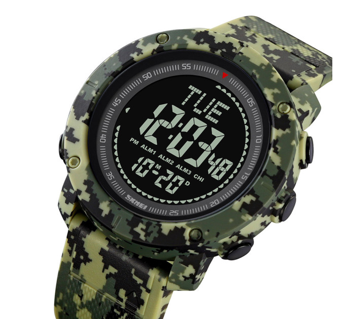 Skmei 2095CMGN Camo Green Compass