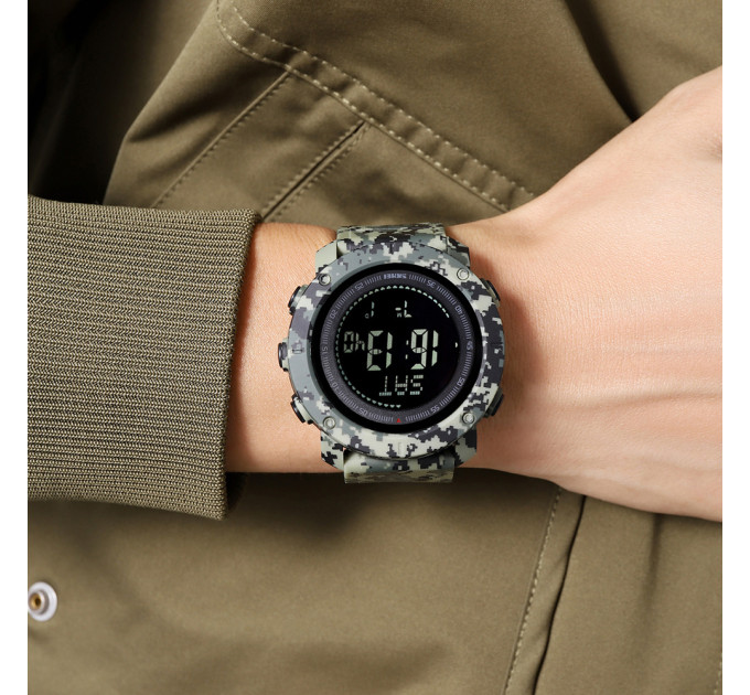 Skmei 2095CMGN Camo Green Compass