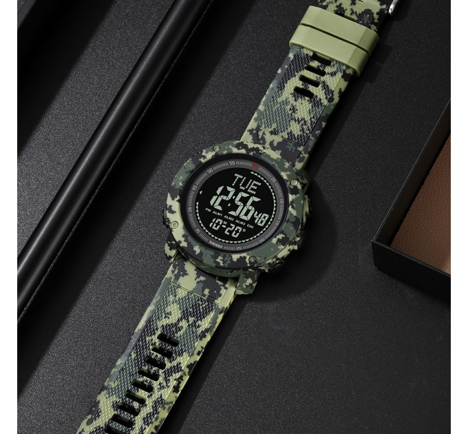 Skmei 2095CMGN Camo Green Compass