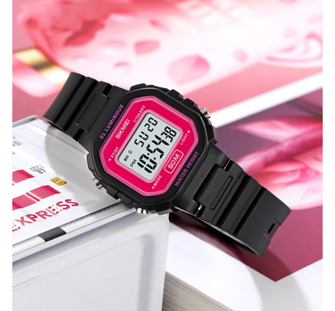Skmei 2326BKRD Black-Rose Red