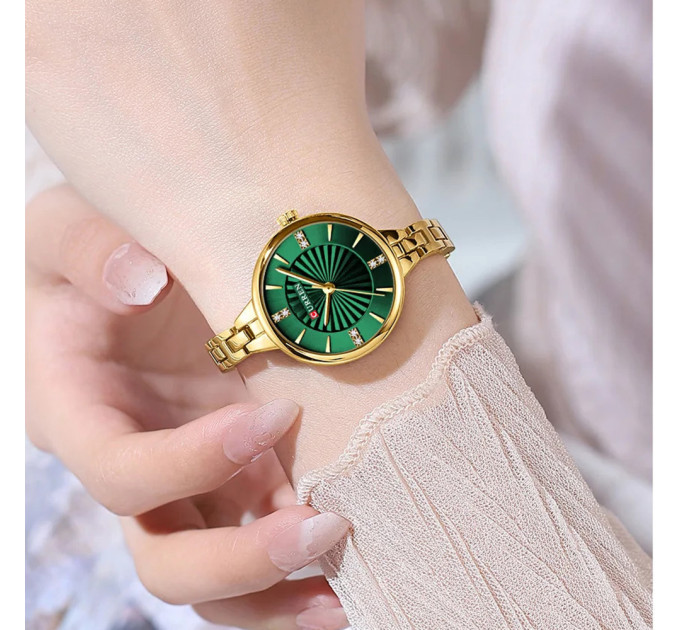 Curren 9097L Gold-Green