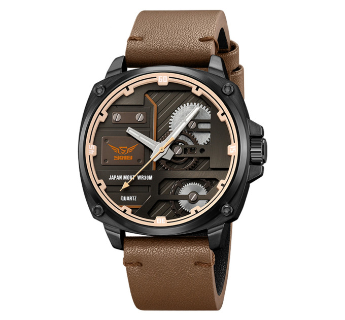 Skmei 2289BKLBN Black-Light Brown