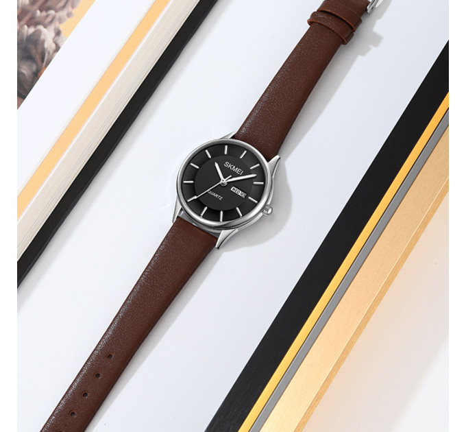 Skmei 2251SIBN Silver-Brown
