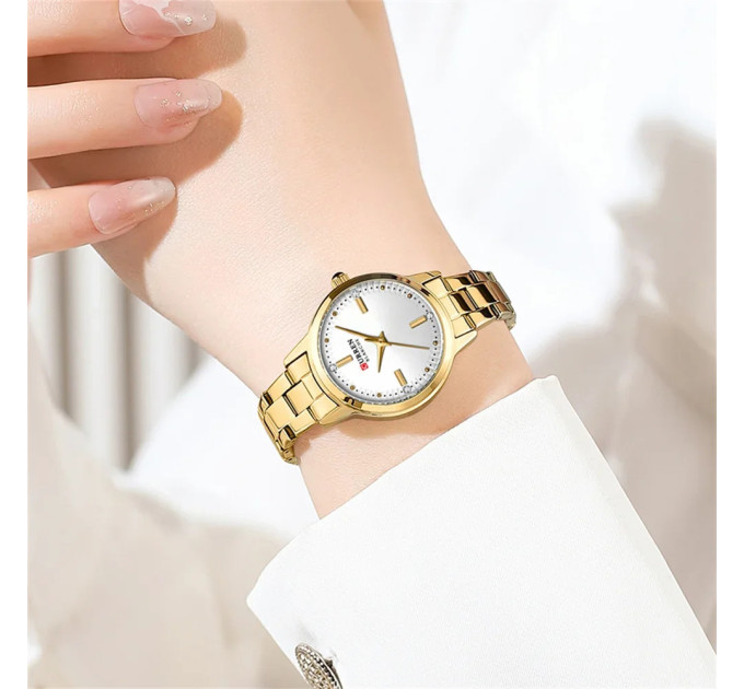Curren 9094 Gold-White