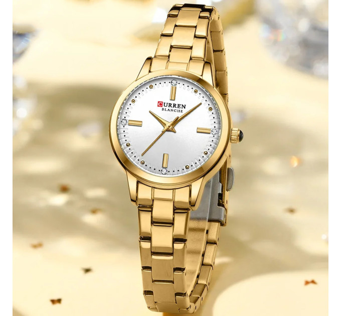 Curren 9094 Gold-White