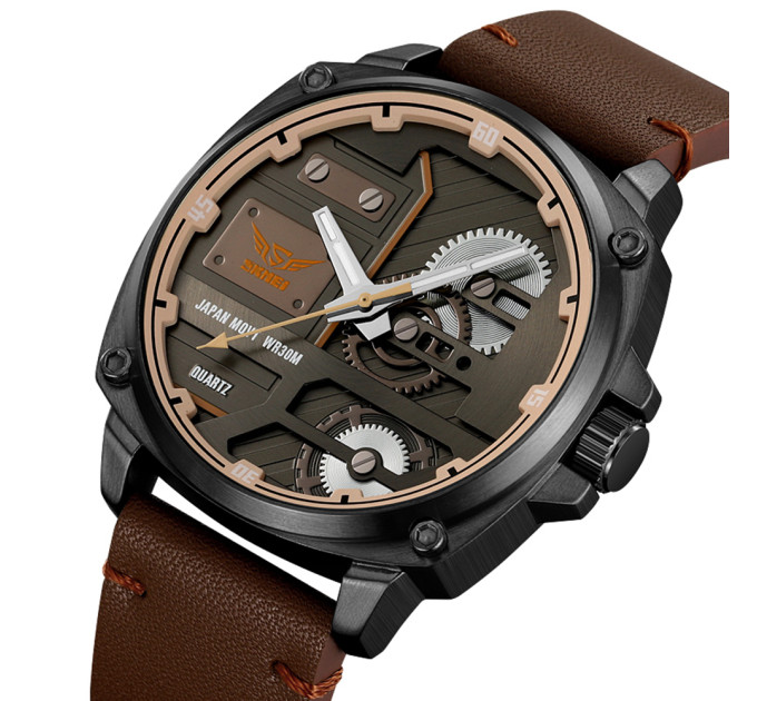 Skmei 2289BKBN Black-Brown