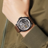 Skmei 2289BKBN Black-Brown