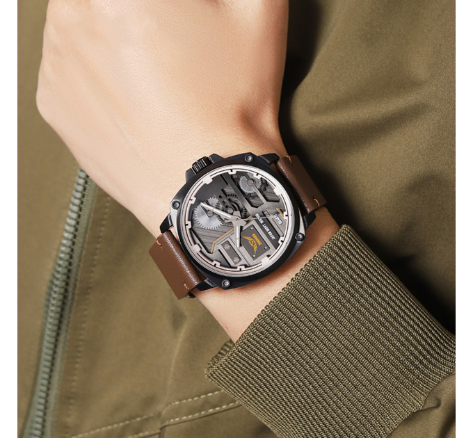 Skmei 2289BKBN Black-Brown